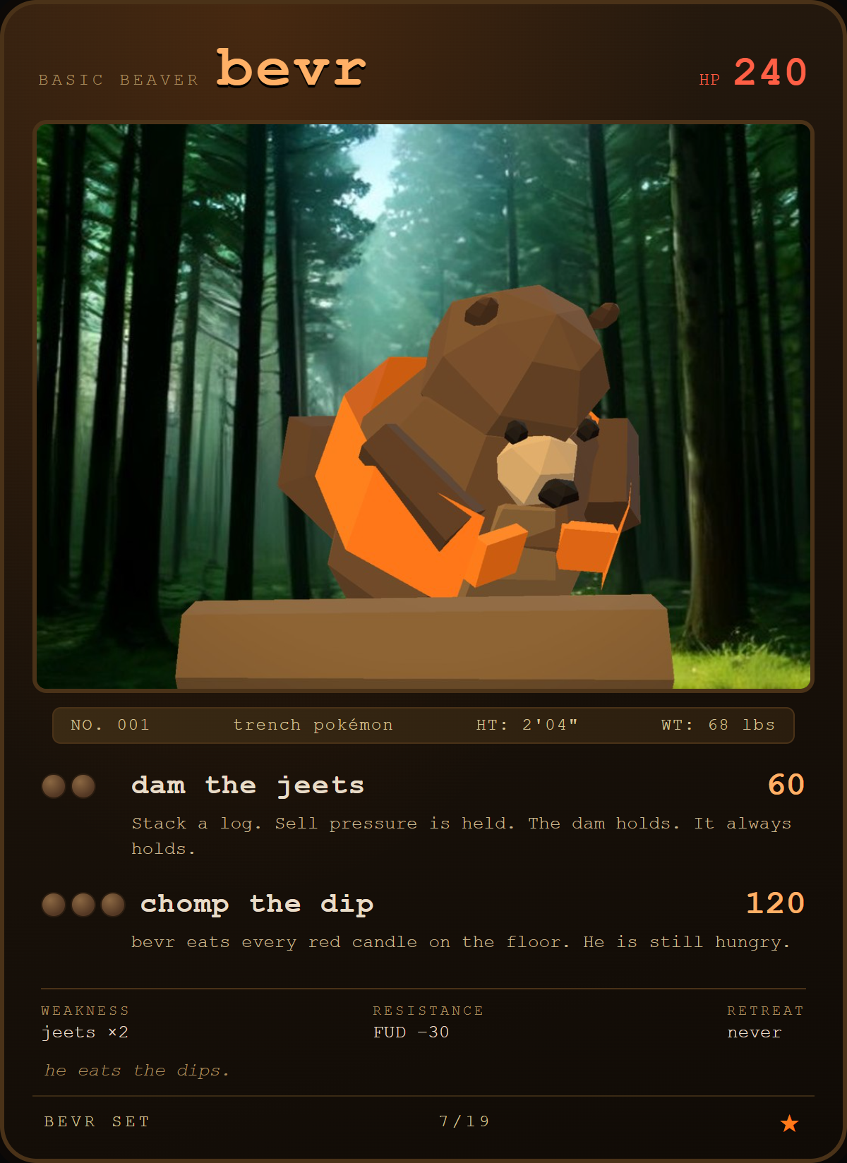 bevr card — chomp the dip