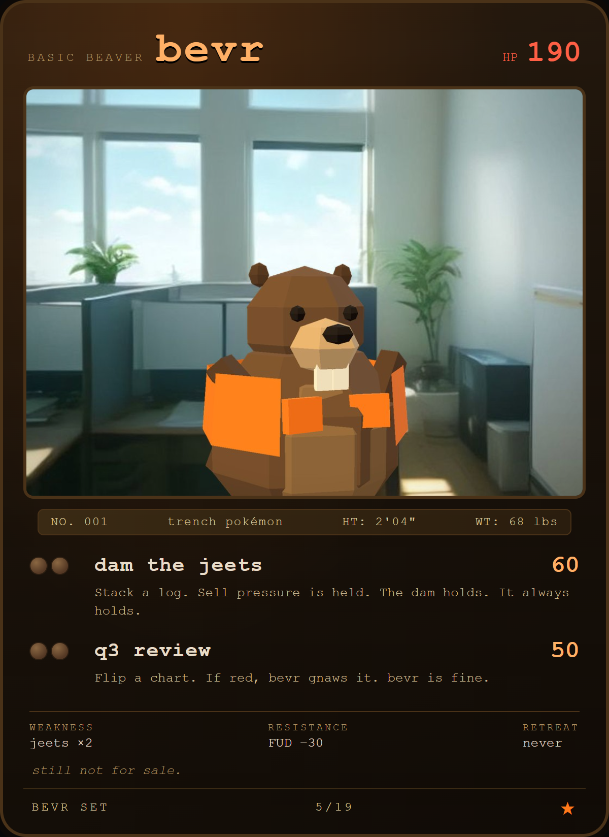 bevr card — the office